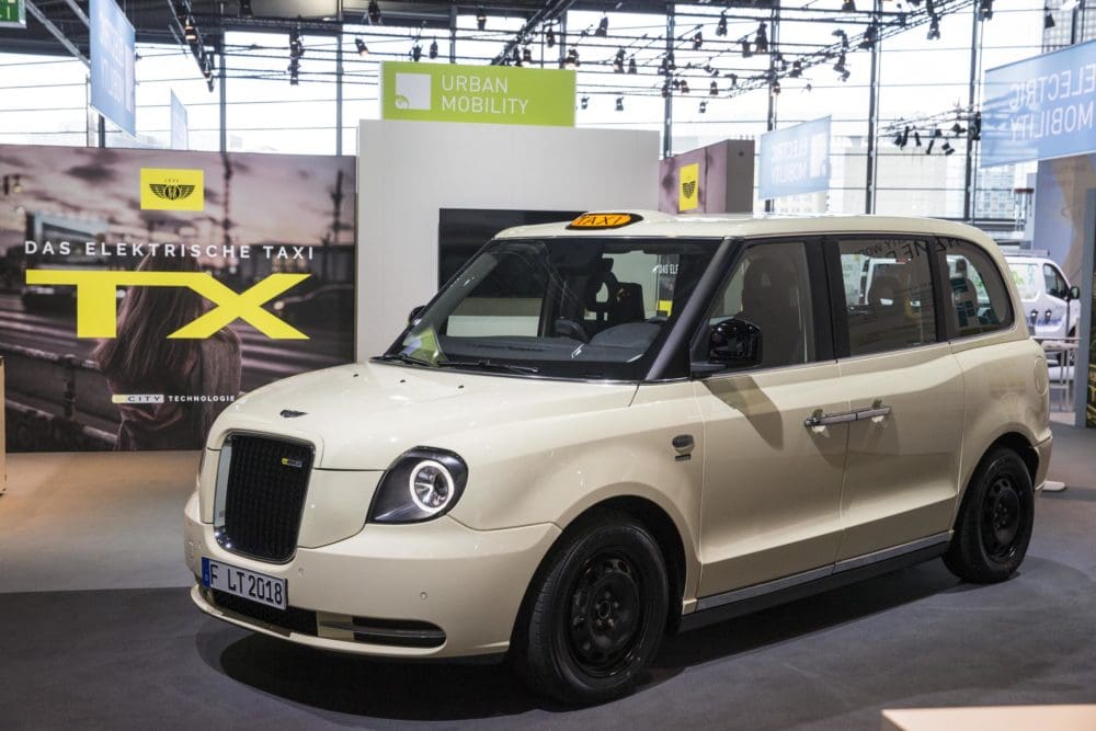 New London Taxi Goes International At Frankfurt Sel Car Magazine London Ev Company Levc Formerly The Taxi Has Premiered Its All New Electric Tx Six Seater At Europe S Gest Motor Show Of 2017 In
